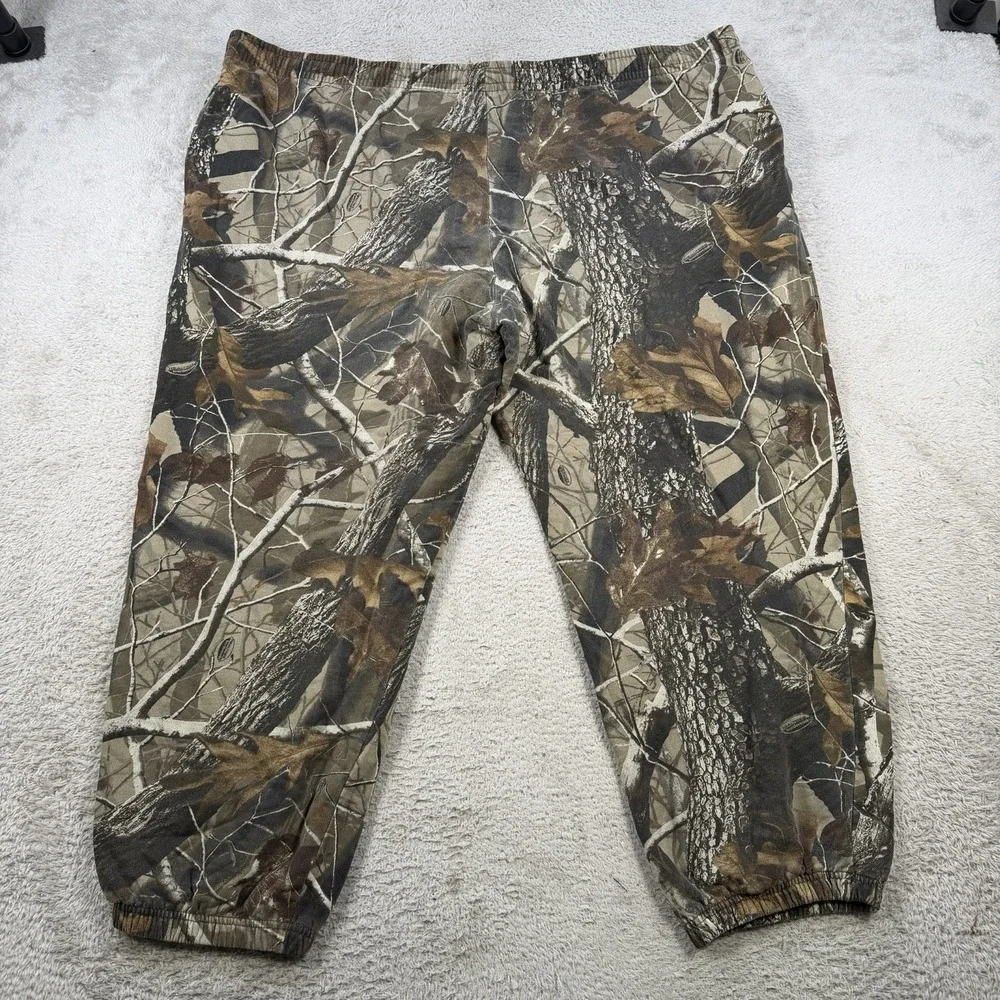 Vintage Liberty Sweatpants Men XL Camo Realtree Fleece Jogger Hunting Drawstring